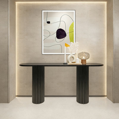 Console de style nordique simple et moderne