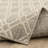 Tavraj Modern Diamond Trellis Ivory / Beige Indoor/Outdoor Rug-2144063310