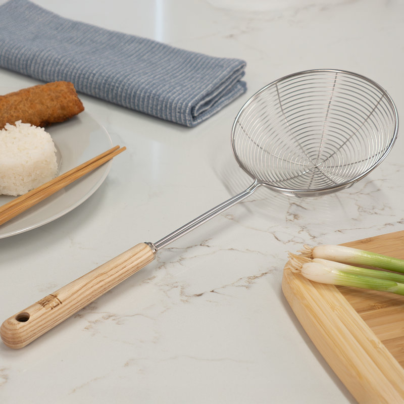Joyce Chen Deluxe Stainless Steel Spider Strainer, 15.6"