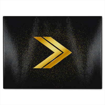Arrow Glass Chopping Board