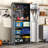 Metal Storage Cabinet With Wheels And Adjustable Shelves