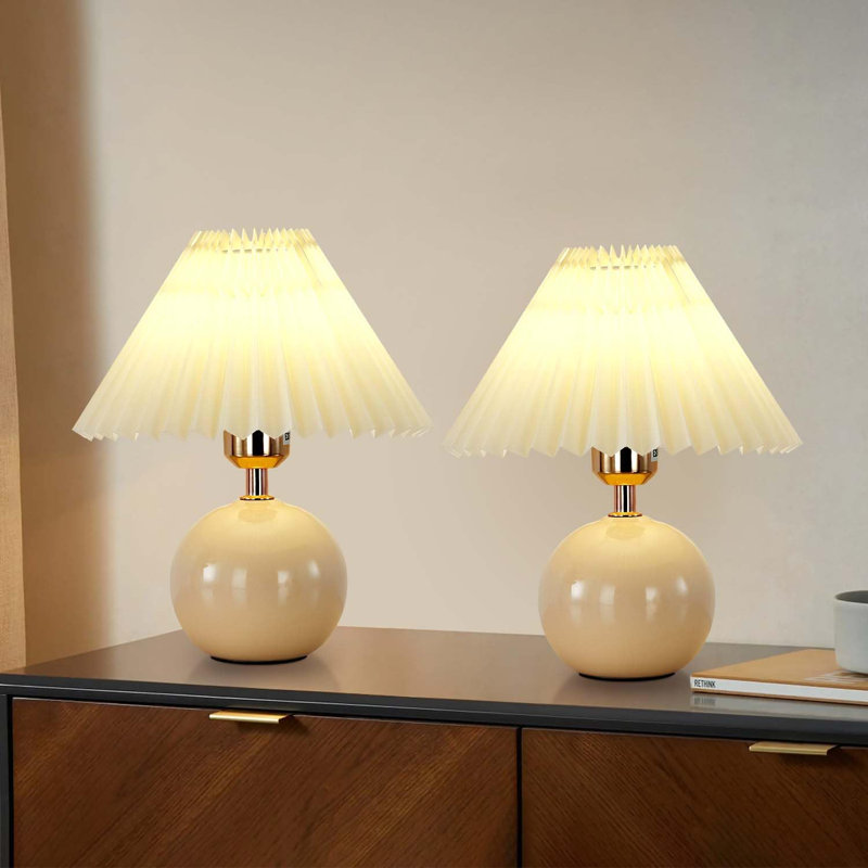 Lampe de table USB en céramique Maitte