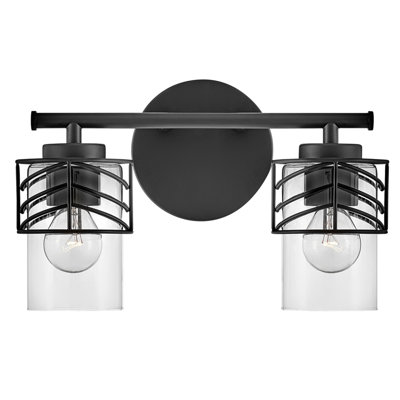 Meuble-lavabo à deux lumières