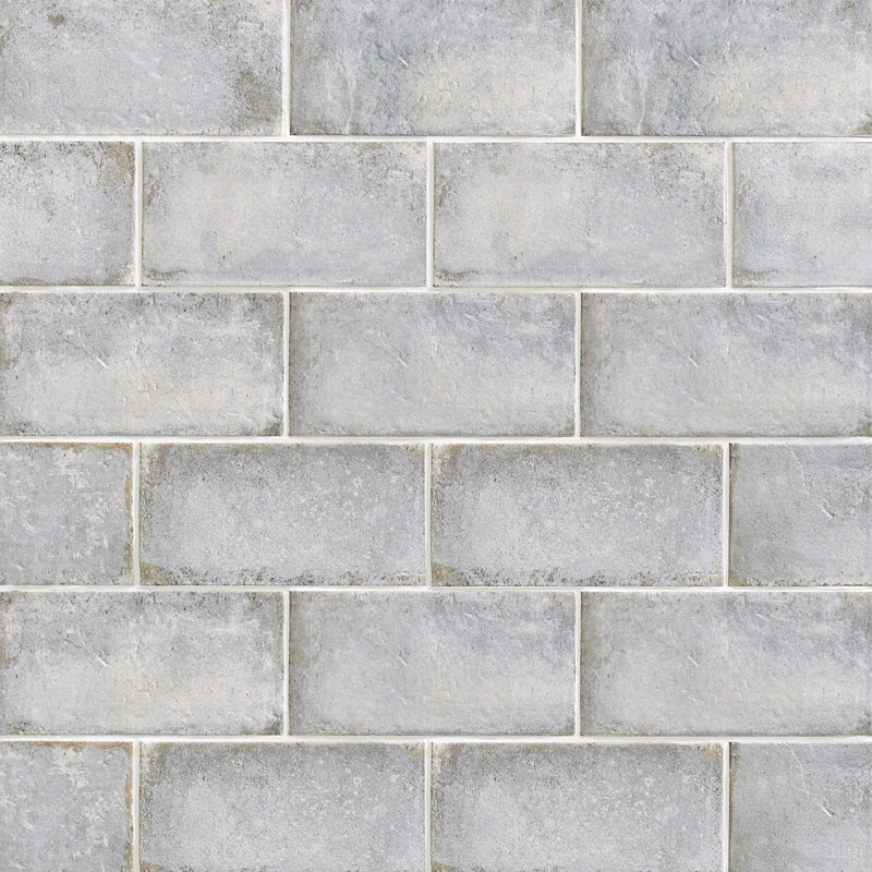 Vivace 4" x 9" Porcelain Wall & Floor Tile, Atlantic
