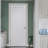 MODA 1-Panel Solid Core Primed Slab Interior Door-88487174