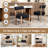 Linen Upholstered Side Dining Chairs-835080704
