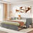 Upholstered Daybed With Pop Up Trundle-430244547