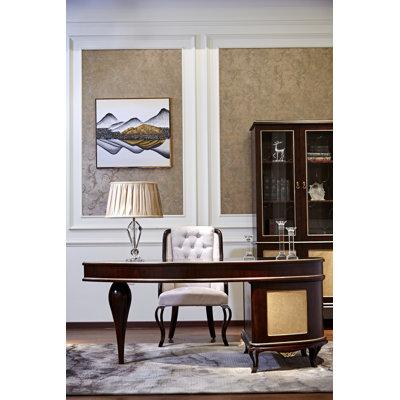 Solid Wood Writing Desk