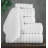 Florentin Turkish Cotton Towels - Piece Set Including Bath, Hand, and Washcloths - Set of 6-32910980