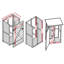 Caralisa 76 Cm X 61 Cm Wooden Tool Shed