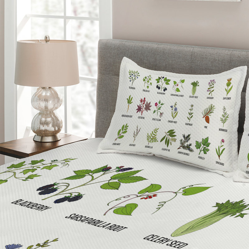 Bunny Polyester Coverlet, King Bedspread + 2 Shams