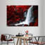 «Red Autumn Waterfall», reproduction sur toile-608585061