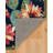 Mehcad Floral Handmade Tufted Navy/Green/Pink Area Rug-1462060330