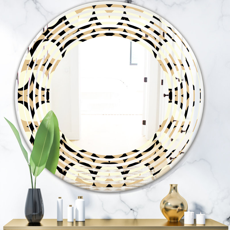 Miroir mural de salle de bain / meuble-lavabo Wave, 23,6 po x 23,6 po