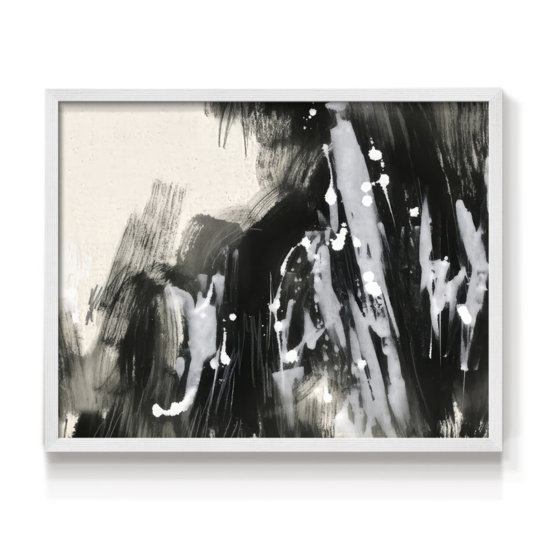 Soft Scale II - impression encadrée - réarmable, H 22 po x l 28 po, Blanc