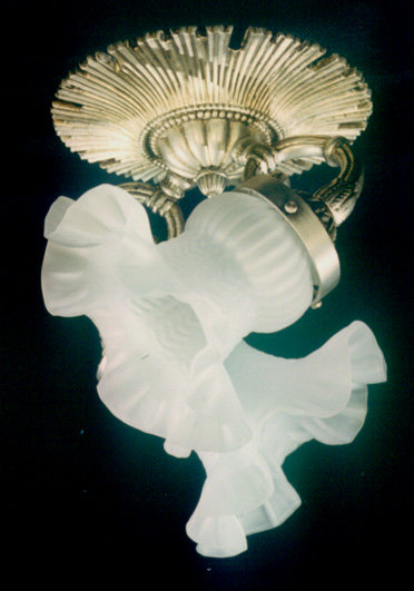 Bilyeu Glass Semi Flush Mount