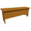 Banc de rangement en bois massif Kalki