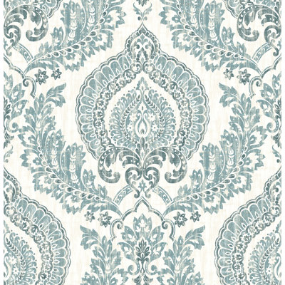 Grindstaff Peel & Stick Damask Roll