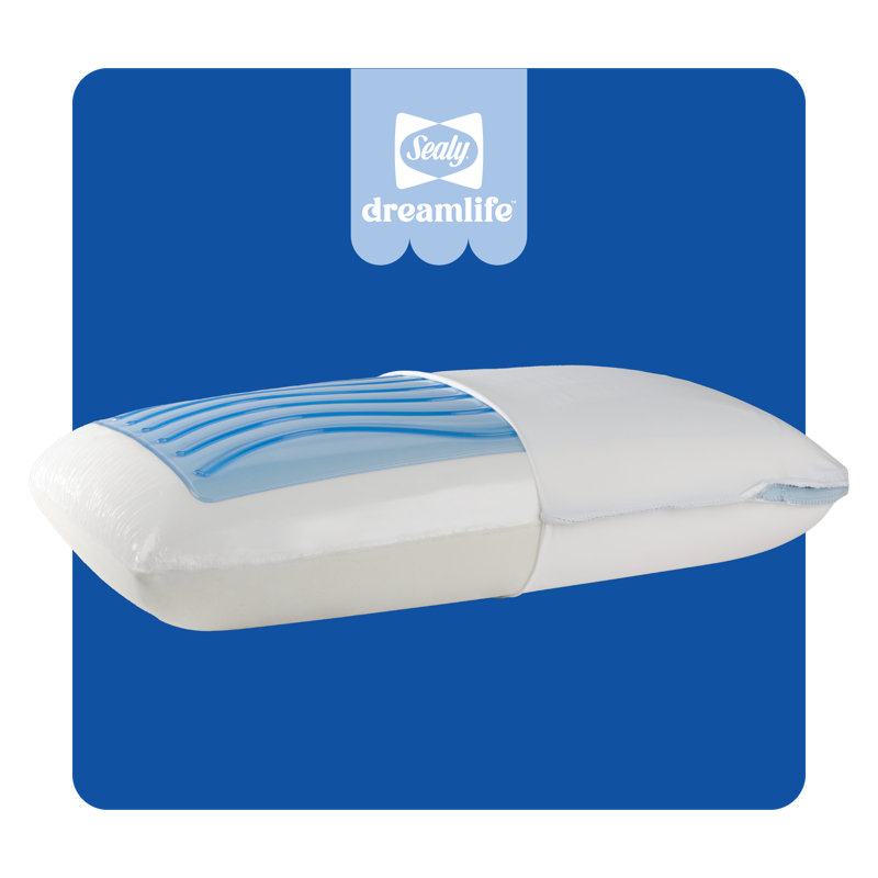 Sealy Dreamlife Standard Memory Foam Gel Pillow