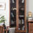 Light luxury walnut bookcase