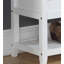 Banc avec rangement pour chaussures blanc
