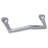 Brixwell BXC62111 Kitchen Cabinet Arch Pull Handle 3-1/2" Center To Center Chrome