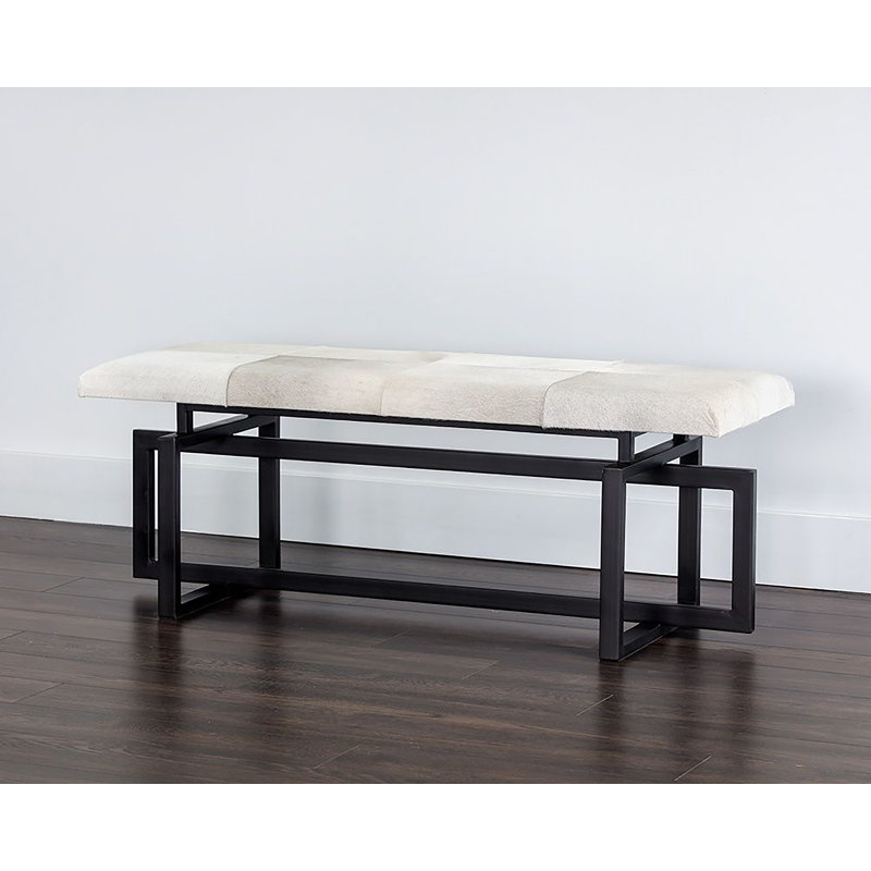 Pilar Leather Bench