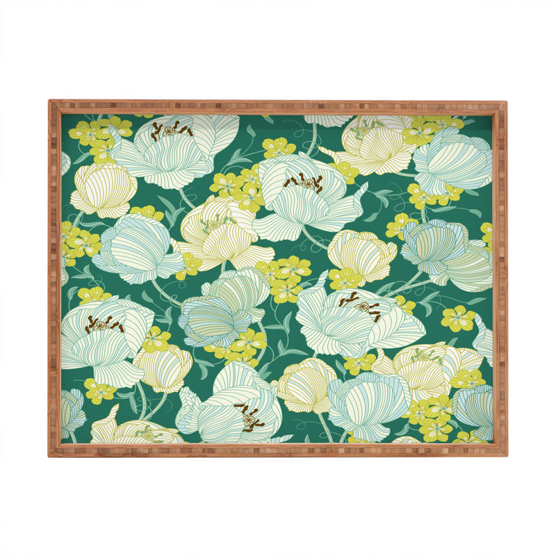 Solid Wood Tray, 1.75" H x 18" W x 14" D