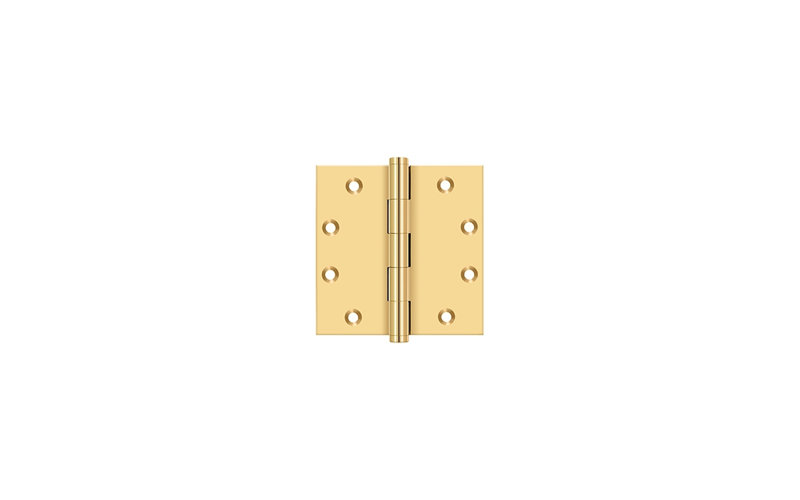 Butt Bearing Hinge, Antique Brass