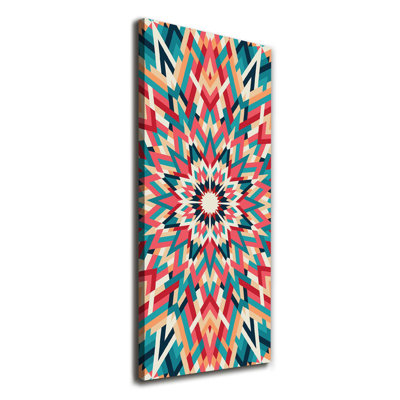 Kaleidoscope 1 Piece Wrapped Canvas Wall Art