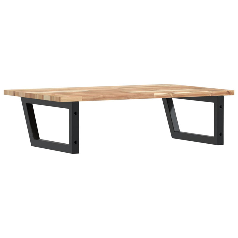 Arsheen 60cm Solid Wood Bathroom Vanity Top, Acacia/Black
