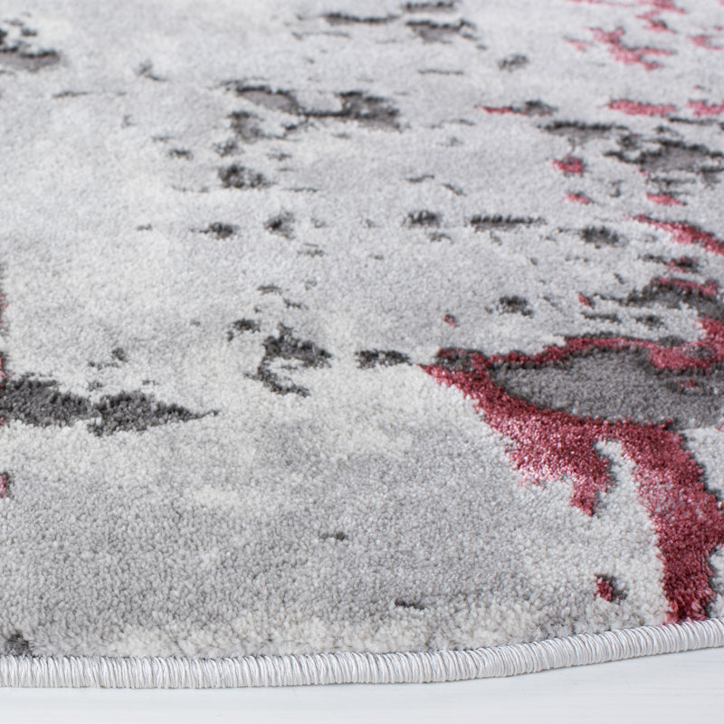 Craft Performance Abstract Rug, Round 5'3"