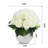 Faux Silk Rose Arrangement in Pot-348144573