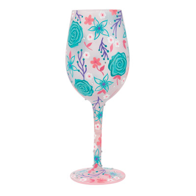Verre à vin 15 oz Enesco Lolita Fancy Florals