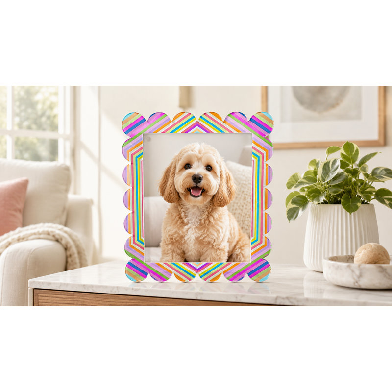 Acrylic Rectangle Picture Frame, 7" x 9"
