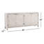Astrid 86" Wide Pine Solid Wood Sideboard-1672755015