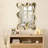 John 24.5" W Wavy Wall Mirror with Gold Foil Finish
