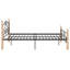 Rosalind Wheeler Bed Frame Black Metal-1334320956-1334320954