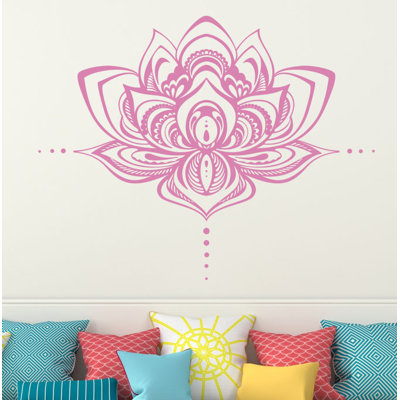 Décalcomanie murale fleur lotus Natazhat