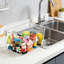 Bacs de rangement en plastique transparent et organisateurs pour garde-manger, réfrigérateur, armoire, salle de bain et congélateur
