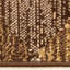 Tapis brun et beige à carreaux délavés-107120072