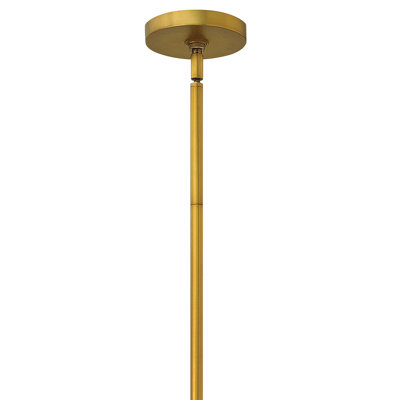 12-in Accessory Stem - Vintage Brass - Steel