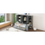 Lit de jour simple en bois avec trois tiroirs, armoire tout-en-un, bureau et tablettes-395768393