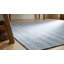 Tapis contemporain gris à motif géométrique en laine-124206317