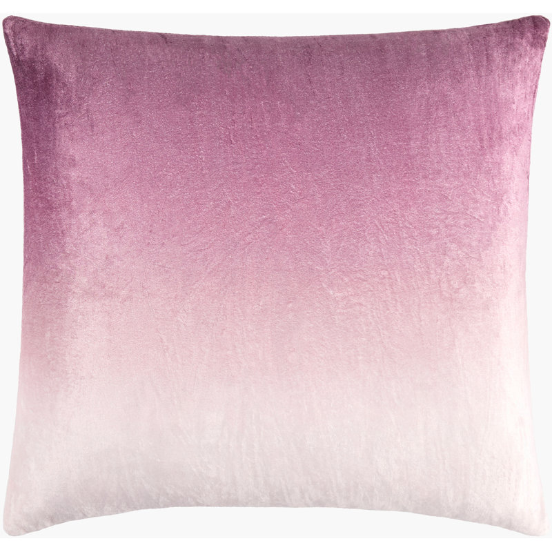 Theodosia Accent Throw Pillow Cover, 20"H x 20"W, Purple/Ivory