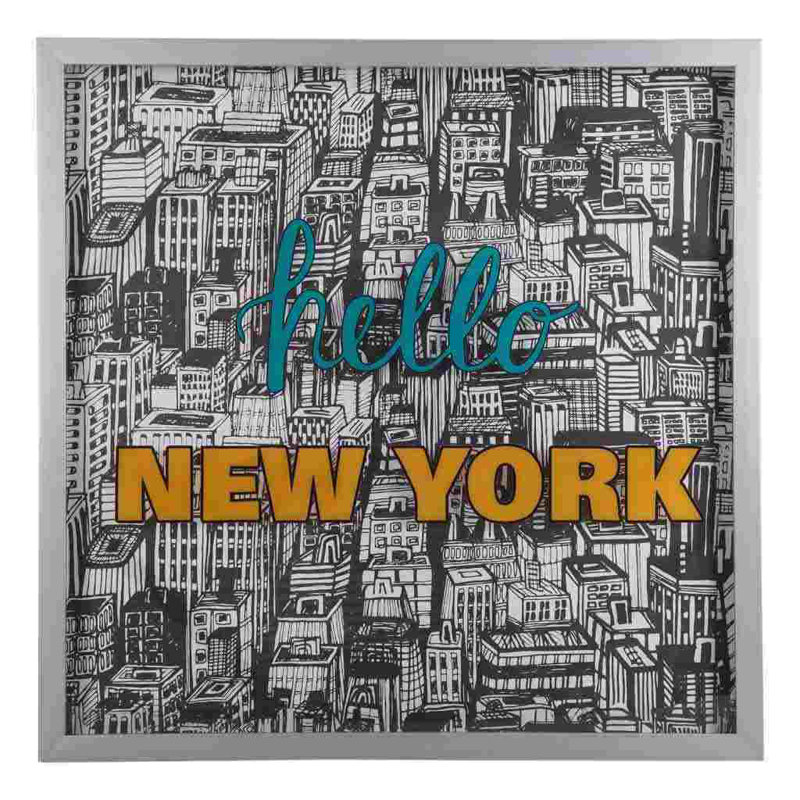 Picture Frame Graphic Art Print on Canvas