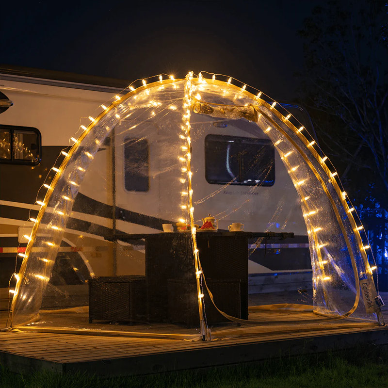 EighteenTek Transparent Pop-Up Bubble Tent Canopy Gazebo