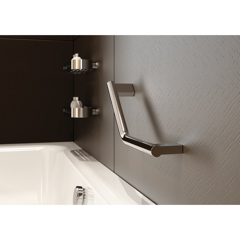Sherilyn Metal Drill & Screw Mount Grab Bar