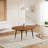Walnut Oval Extendable Dining Table