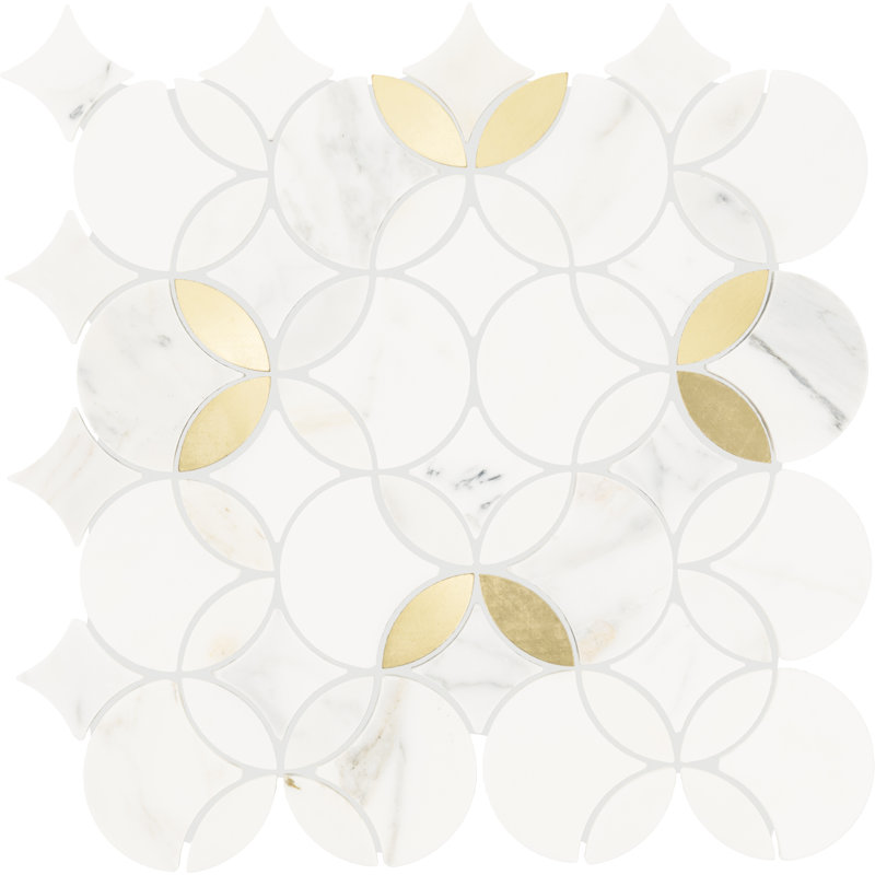 Daltile Lavaliere Natural Stone Shapestry Mosaic (10 PC Per Carton) (10.20 SQFT Per Carton)